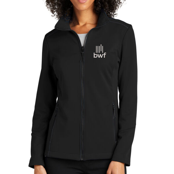 Port Authority® Ladies Collective Tech Soft Shell Jacket - Embroidered Logo Thumbnail