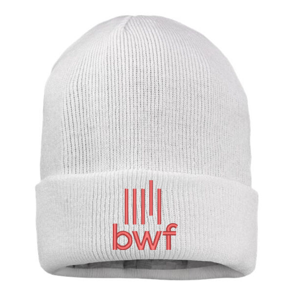 Sportsman 12" Jersey Lined Cuffed Beanie - Embroidered Logo Thumbnail